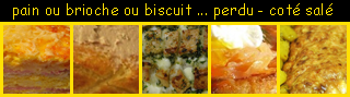 lien recette pain ou brioche ou biscuit ... perdu - cot sal